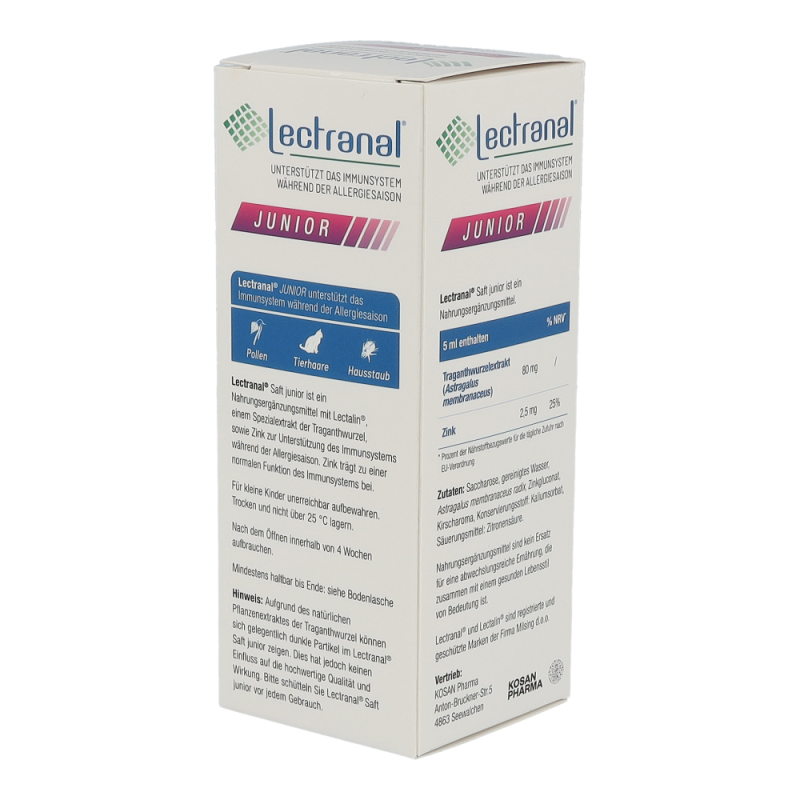 Lectranal ALLERGIESAFT JUNIOR – rein pflanzlich – 100ml