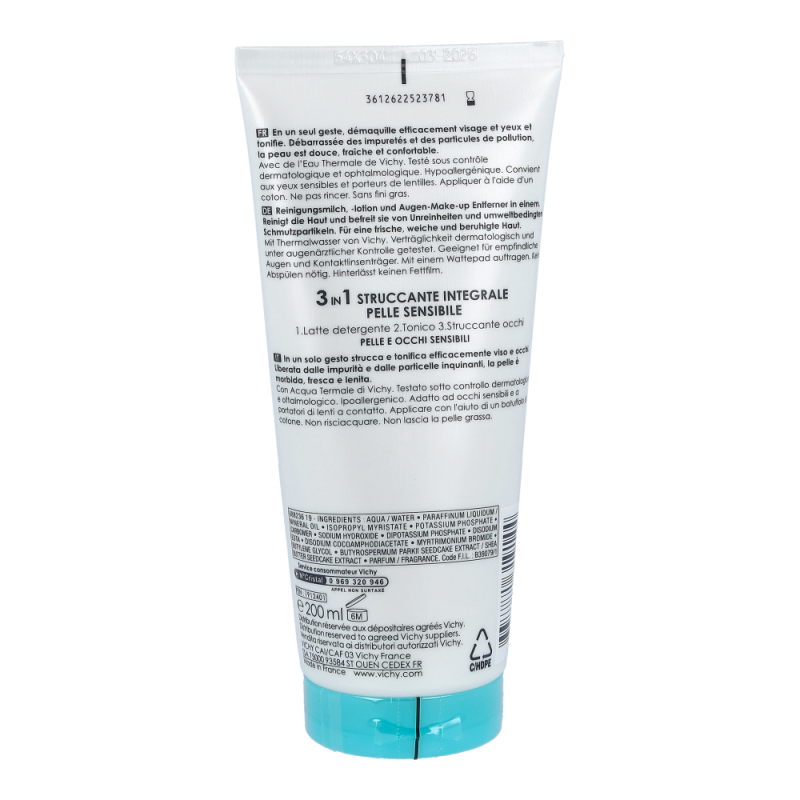 Vichy PURETE THERMAL Demaquillant Integral 3 in 1 – 200ml