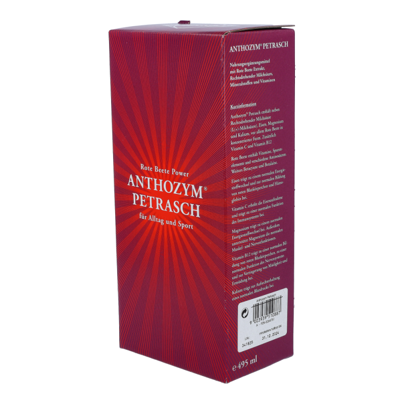 Petrasch Anthozym Saft alkoholfrei 495 ml