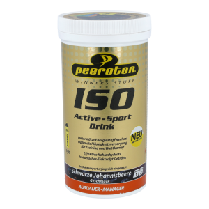 Peeroton ISO Active-Sport Drink Schwarze Johanissbere 300g