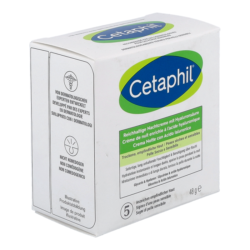 Cetaphil Nachtcreme mit Hyaluronsäure 48 ml