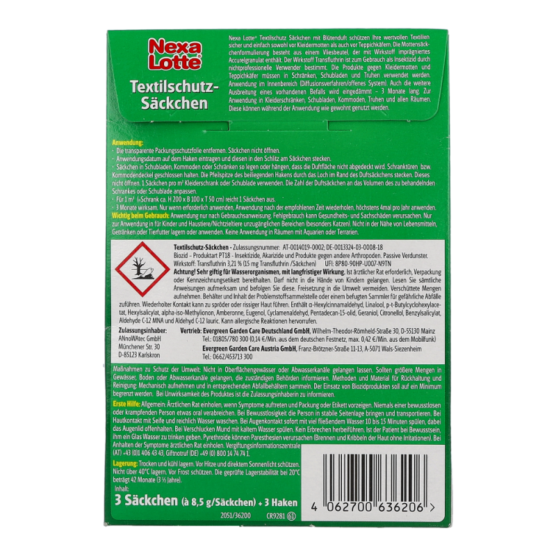 Nexa Lotte Duft Mottenschutz 3 Stk.