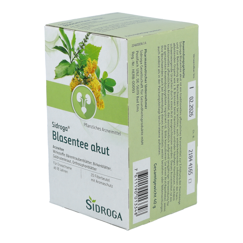 Sidroga Blasentee akut 20 Btl.