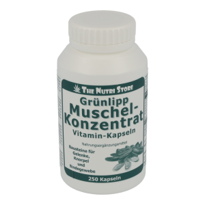 The Nutri Store Grünlipp Muschel-Konzentrat Kapseln 350 mg 250 Stk.