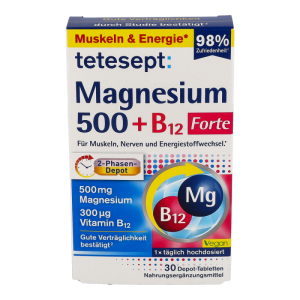 TETESEPT MAGN 500 +B12