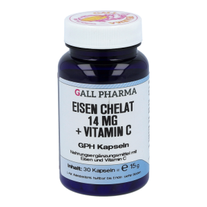 Eisen Chelat 14mg plus Vitamin C Kapseln