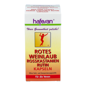 Hafesan Rotes Weinlaub + Rosskastanien + Rutin Kapseln 60 Stk.