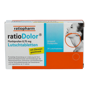 ratioDolor Flurbiprofen 8,75 mg Lutschtabletten 24 Stk.