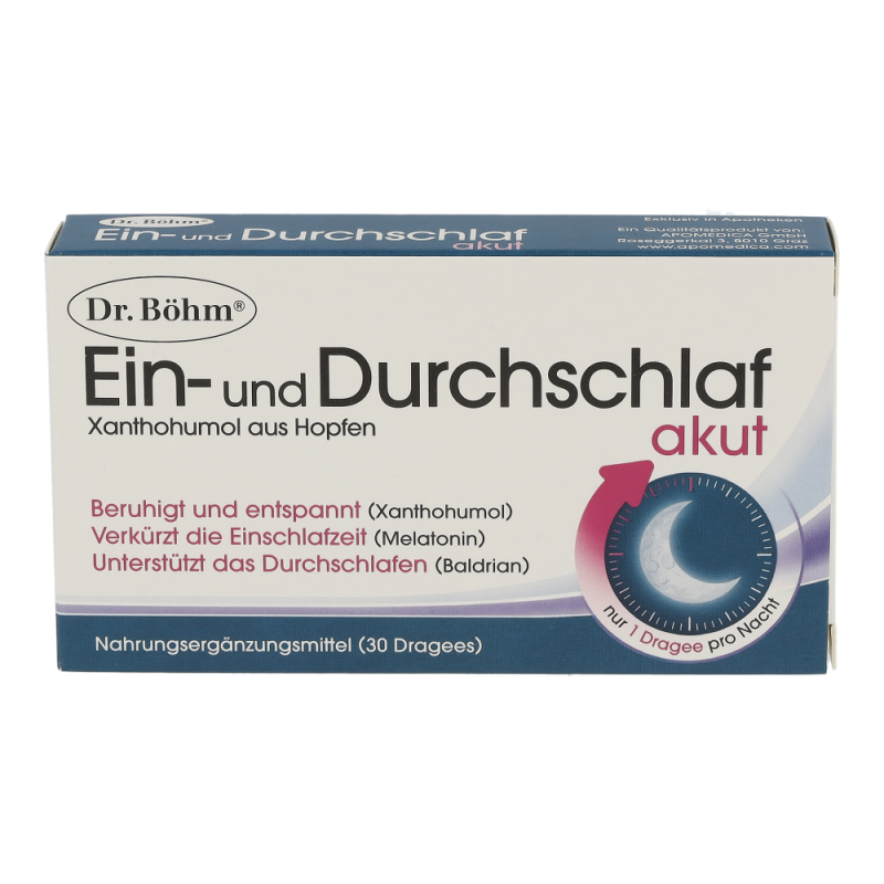 Dr. Böhm EIN- & DURCHSCHLAF akut Dragees