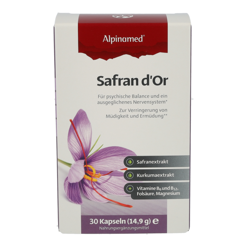 Alpinamed Safran Kapseln 30 Stk.
