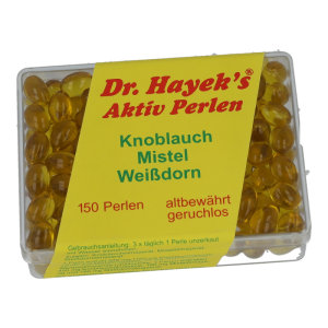 Hayek Knoblauch Mistel + Weißdorn Aktivperlen 150 Stk.