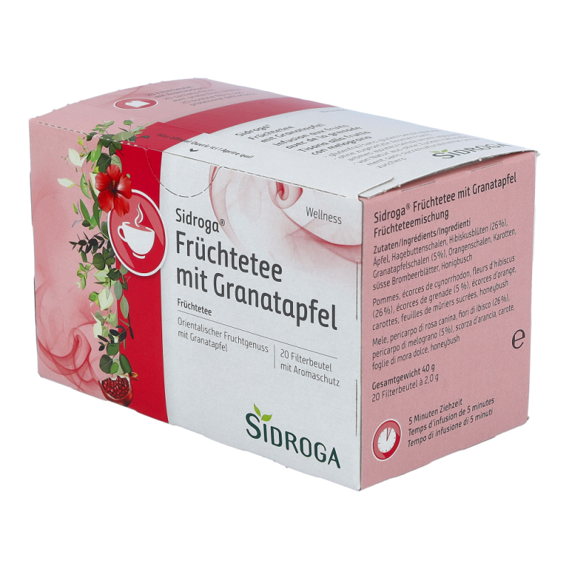 Sidroga Tee Wellness Früchte mit Granatapfel 20 Btl.