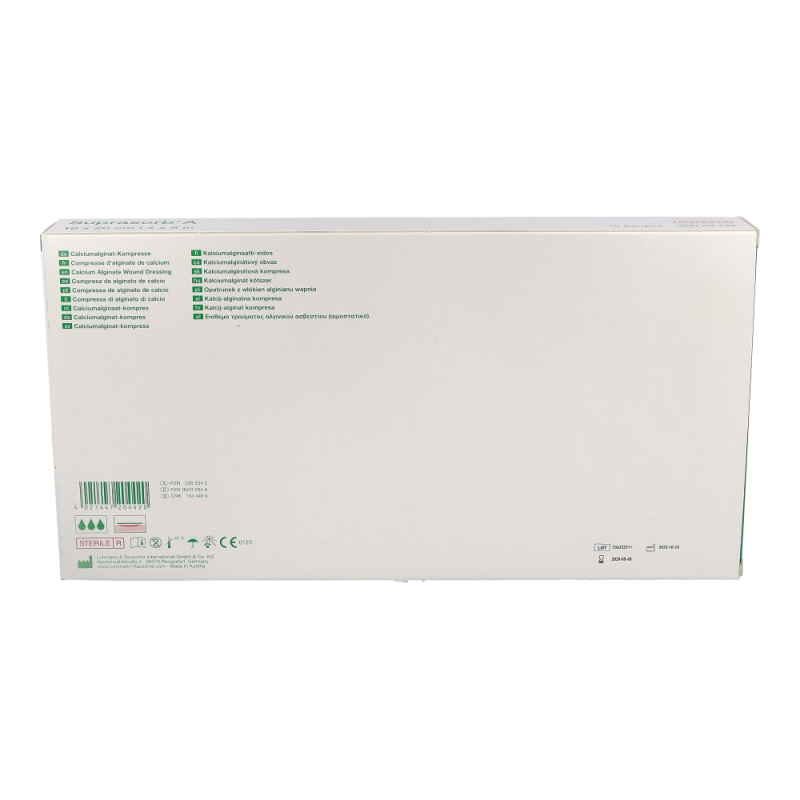 Suprasorb A Alginatverband 10 Stk. 10 x 20 cm