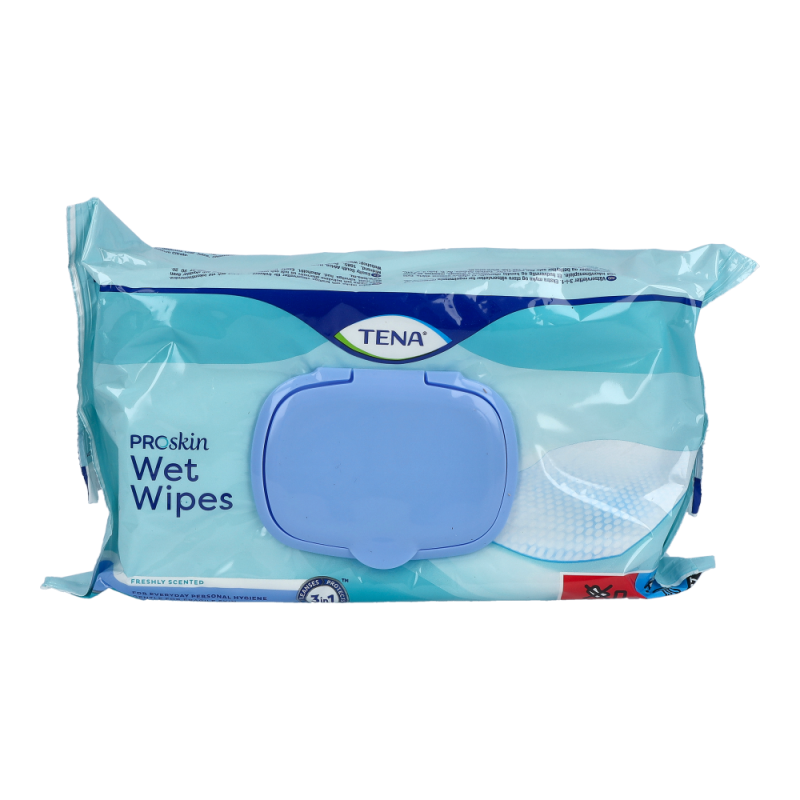 Tena Wet Wipe Feuchttücher alkoholfrei 32 x 19 cm 48 Stk.