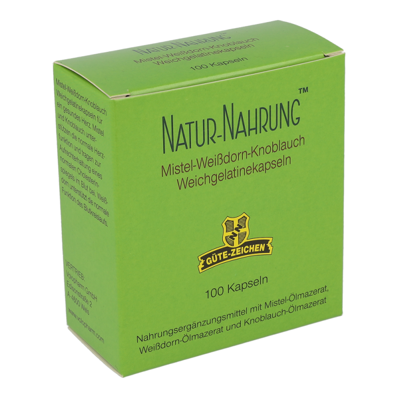 Mistel + Weißdorn + Knoblauch Kapseln 100 Stk.