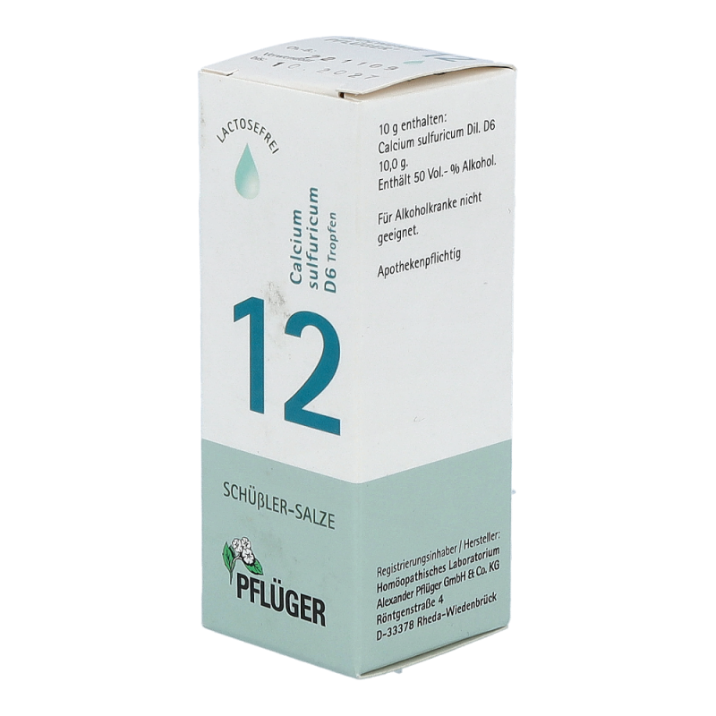 Pflüger Dr. Schüßler Nr. 12 Calcium Sulfuricum 30 ml