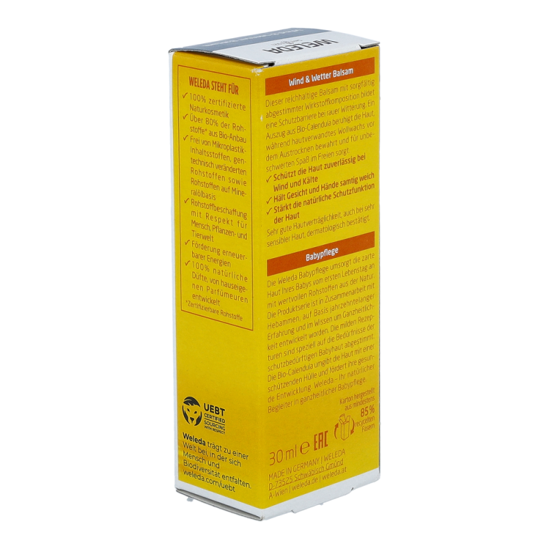 Weleda Baby Calendula Wind- und Wetterbalsam 30 ml