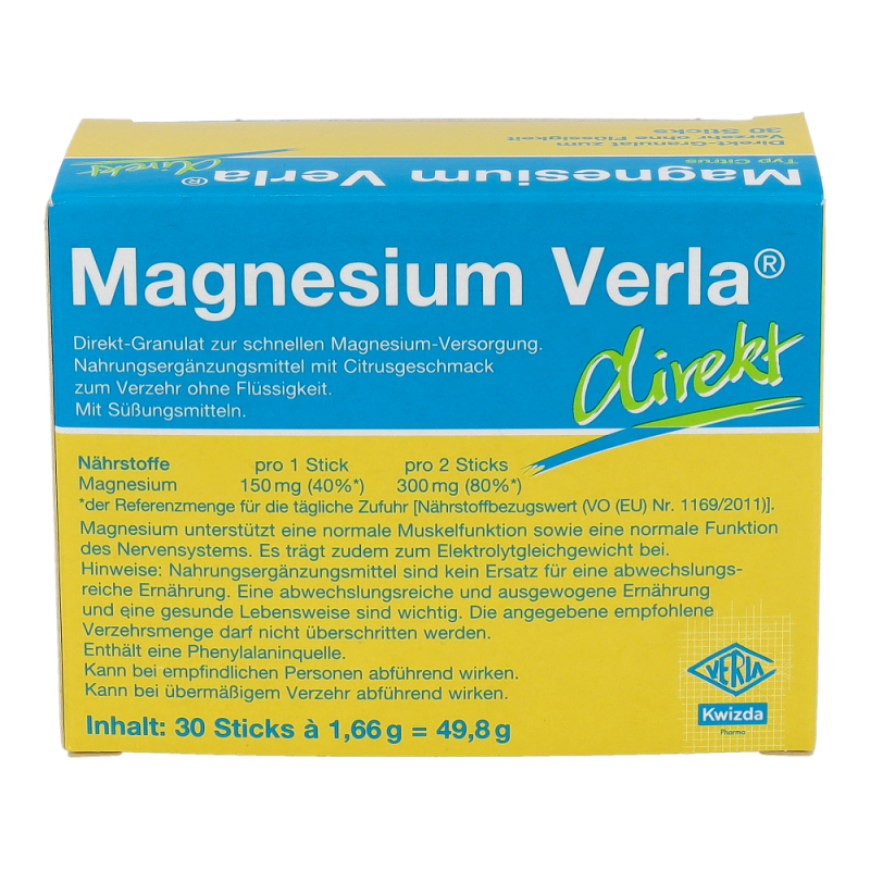 Magnesium Verla direkt Stick Citrusgeschmack