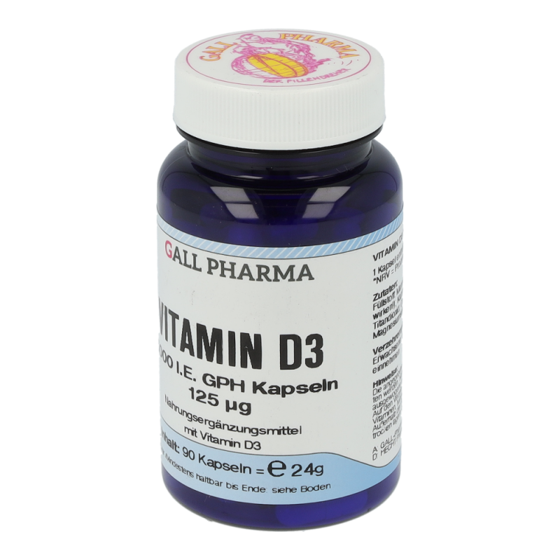 Gall Pharma Vitamin D3 5.000 I.E. Kapseln 90 Stk.