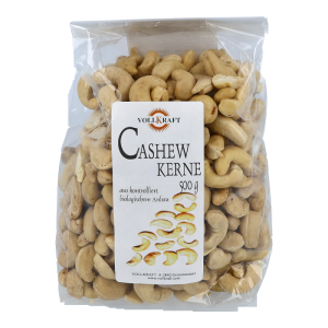 VollKraft Cashewkerne 500 g BIO