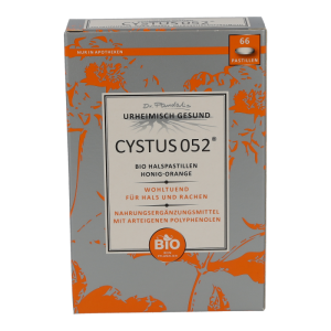 Cystus 052 Bio Halspastillen Honig 66 Stk.