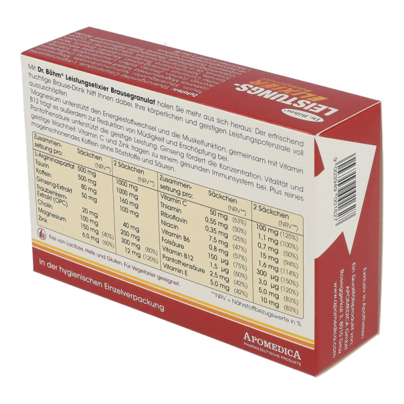 Dr. Böhm Leistungs-Elixier Brausegranulat