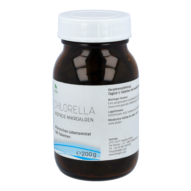 Life Light Chlorella Microalgen Tabletten 500 Stk.