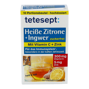 Tetesept Heiße Zitrone mit Ingwer 30 g