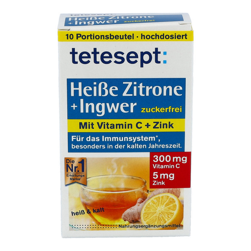 Tetesept Heiße Zitrone mit Ingwer 30 g