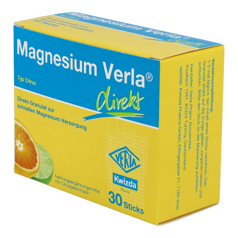 Magnesium Verla direkt Stick Citrusgeschmack
