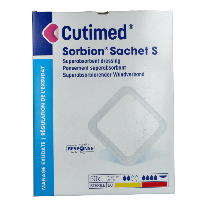 Cutimed Sorbion Sachet S Wundauflage 50 Stk. 20 x 20 cm