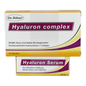 Dr. Böhm Hyaluron complex Tabletten + Hyaluron Serum 1 Pkg.