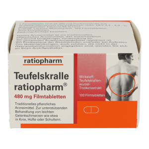 Ratiopharm Teufelskralle Filmtabletten 480 mg 100 Stk.
