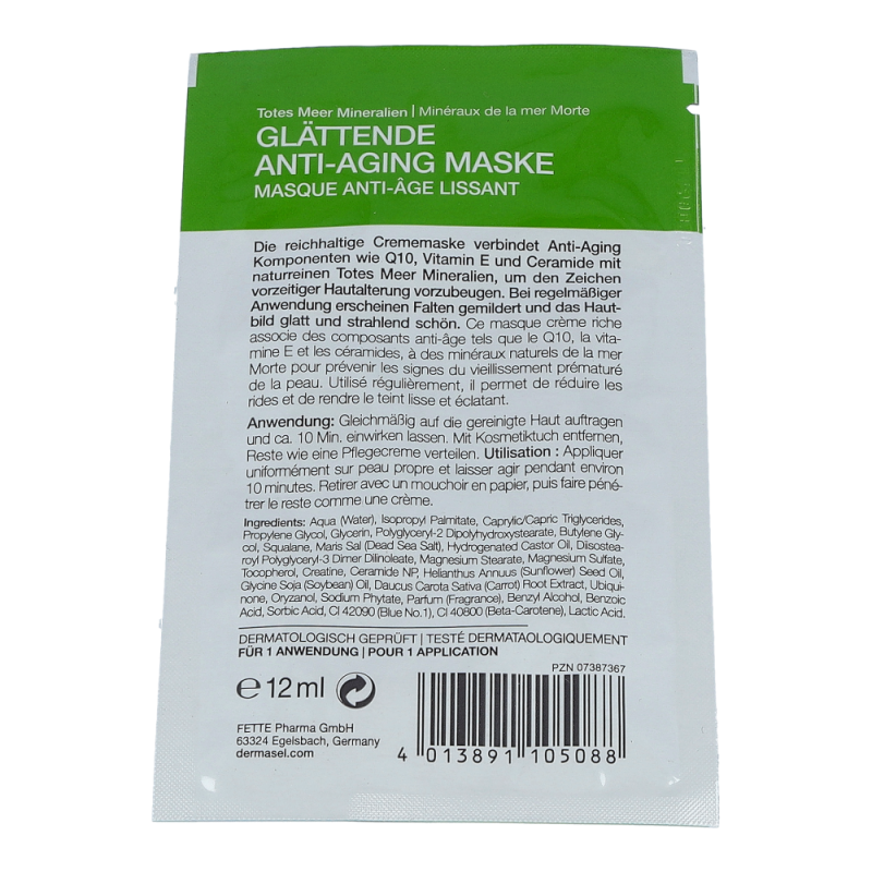 Dermasel exklusiv Totes Meer Maske 12 ml Anti-Aging