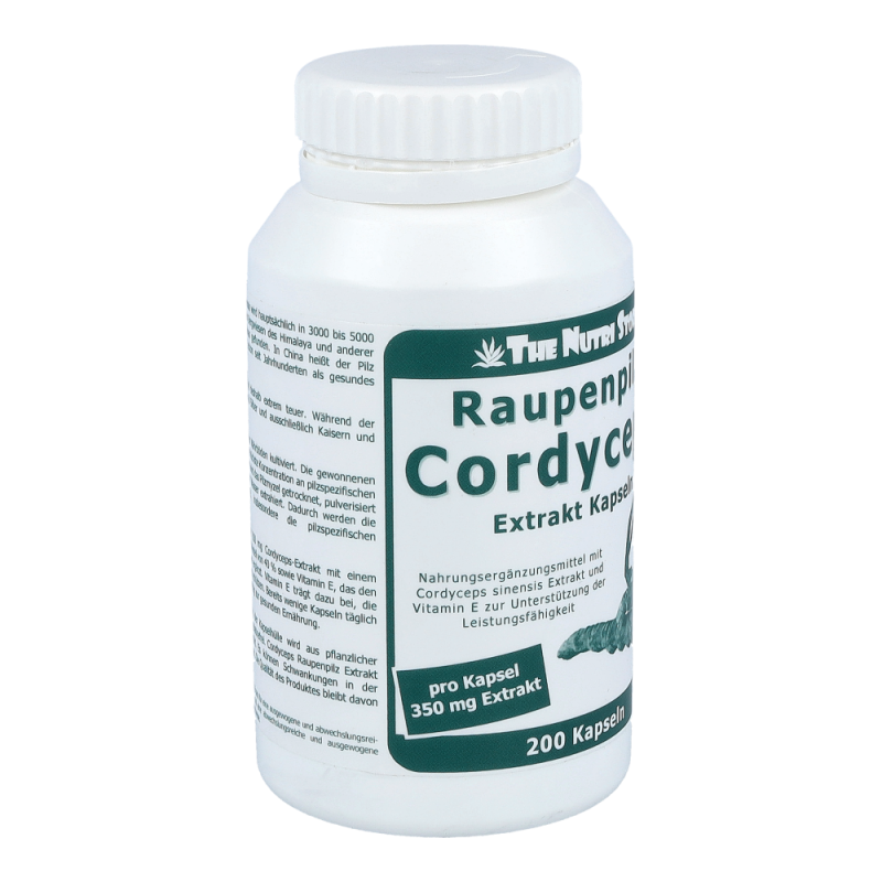 Raupenpilz Kapseln Extrakt Codyceps 200 Stk.
