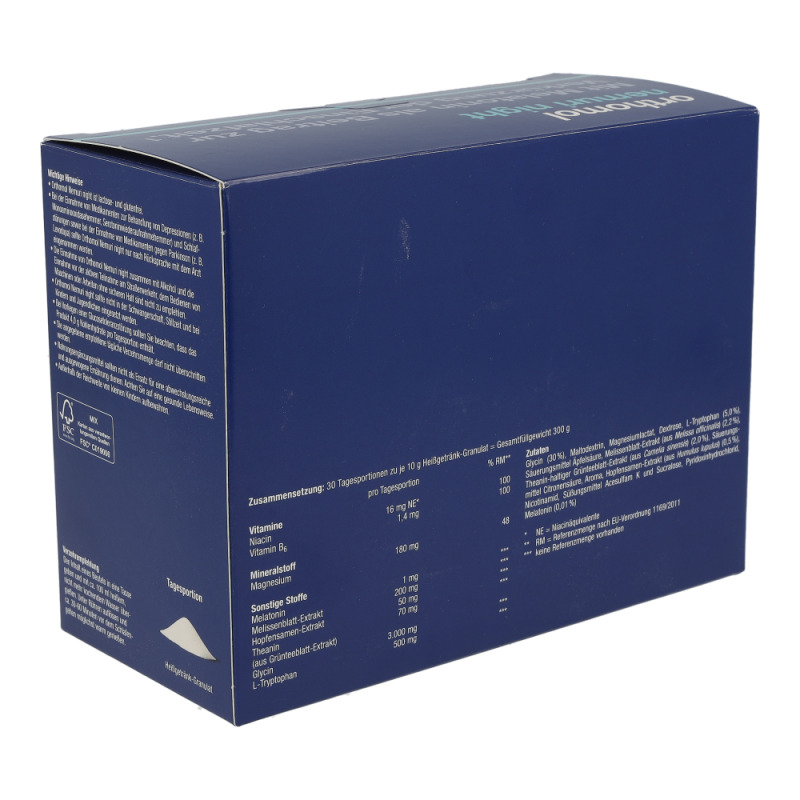 Orthomol NEMURI Granulat mit Melatonin verkürzt die Einschlafzeit