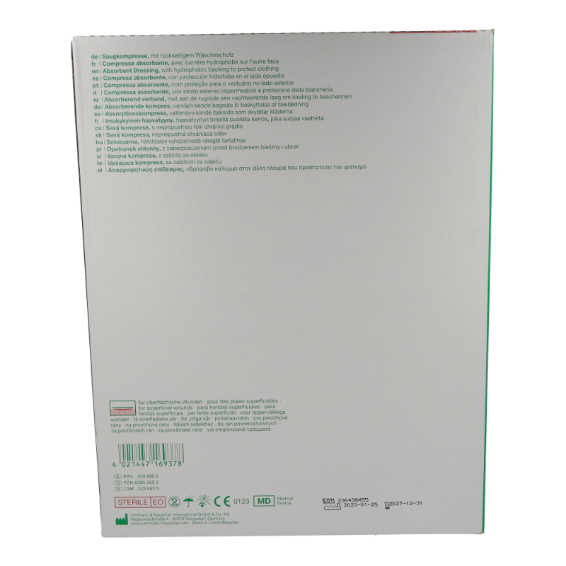 Vliwazell Saugkompresse steril 30 Stk. 20 x 25 cm