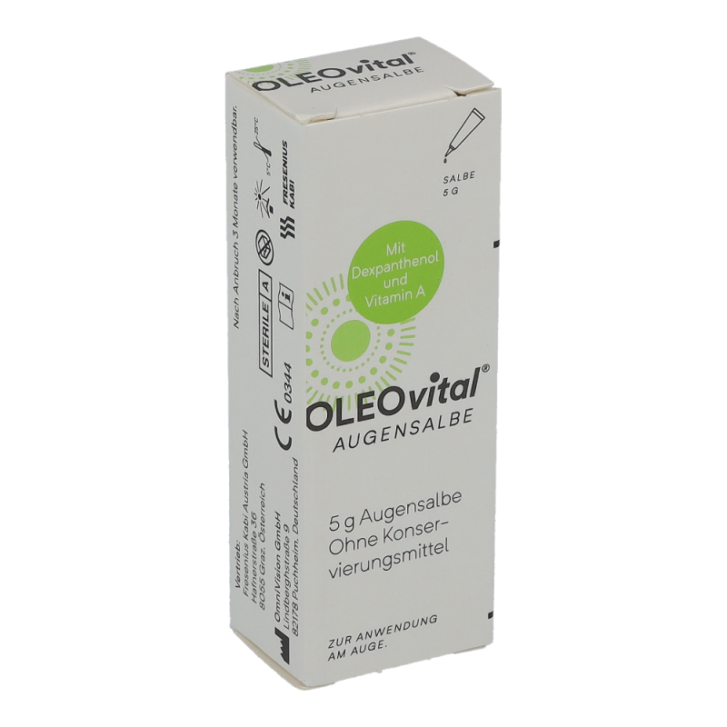 Oleovital Vitamin A + Dexpanthenol Augensalbe