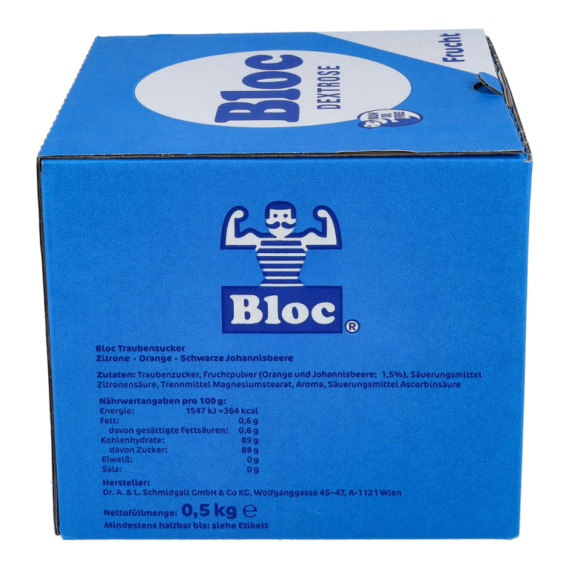 Bloc Traubenzucker Fruchtmischung 500 g