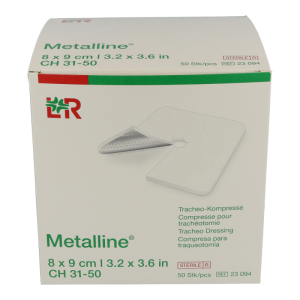 METAL.LOH TRACHEOKOMPR 8X9CM