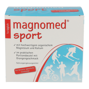 Magnomed Magnesium-Kalzium Sport Pulver Orange 7g 24 Stk.