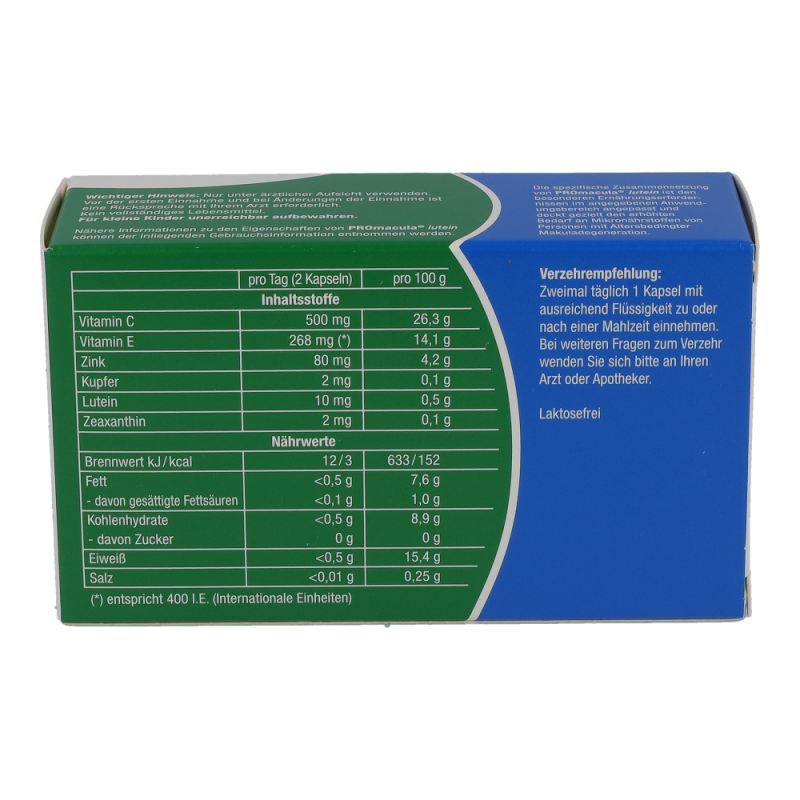 Promacula Kapseln Lutein 60 Stk.