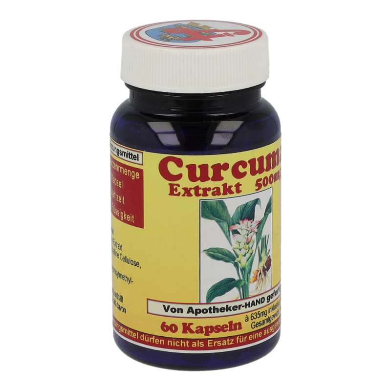 Curcuma Kapseln 500 mg Extrakt 60 Stk.