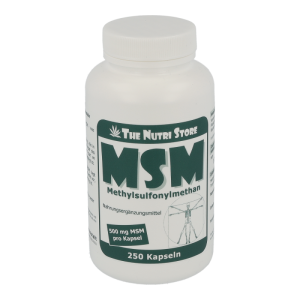 The Nutri Store MSM 500 mg Kapseln 250 Stk.