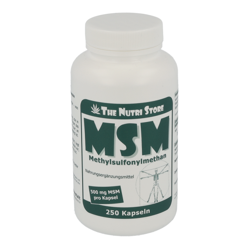 The Nutri Store MSM 500 mg Kapseln 250 Stk.