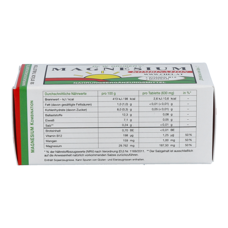 Dr. Grubers Magnesium Chelat Kombi Tabletten