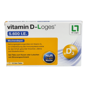 Vitamin D Loges 5,600IE Kautabletten