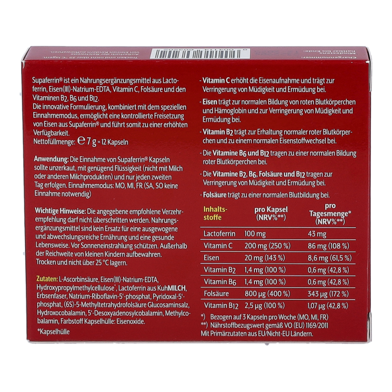Supaferrin Kapseln 12 Stk.