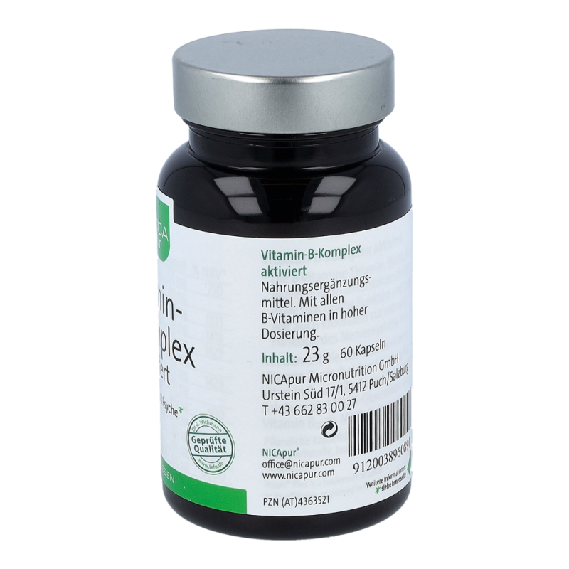 Nicapur Kapseln Vitamin B-Komplex 60 Stk.