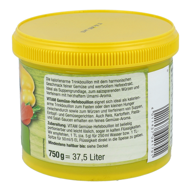 Vitam Gemüse-Hefebrühe Dose 750 g